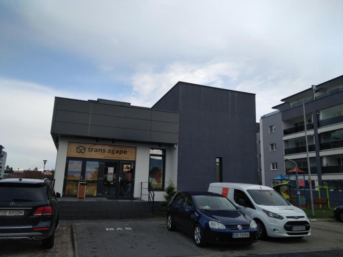Azzurro Apartment Sibiu Bagian luar foto